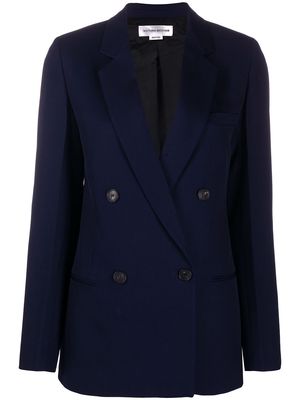 Victoria Beckham double-breasted wool blazer - Blue