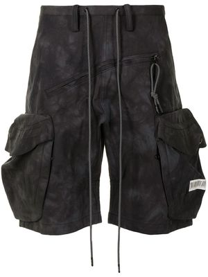 Mostly Heard Rarely Seen Pullover cargo shorts - Black