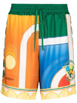 Casablanca Reve de Tennis bermuda shorts - Orange