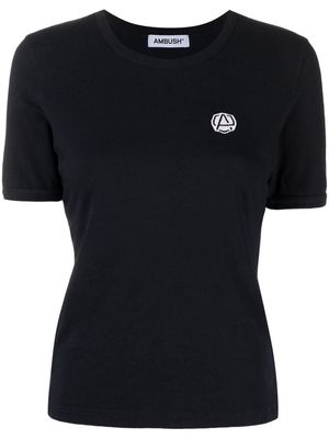 AMBUSH logo patch crew-neck T-shirt - Black