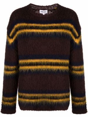 Kenzo stripe knit jumper - Brown