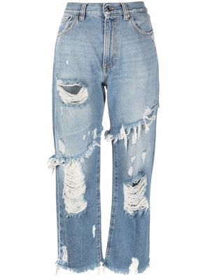 Just Cavalli mid-rise straight-leg jeans - Blue