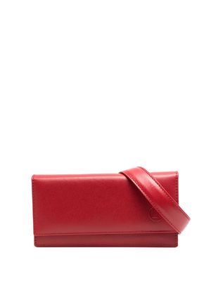 Linda Farrow logo-detail leather belt bag - Red