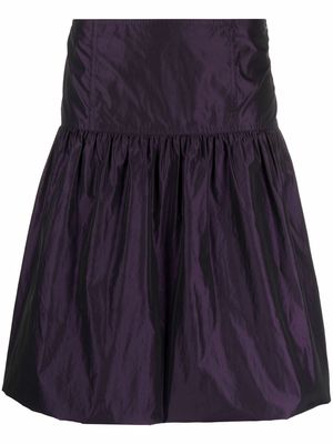 Burberry Pre-Owned 1990s high-waisted A-line skirt - Purple