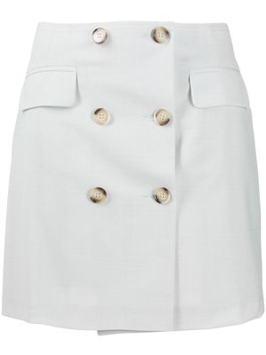 12 STOREEZ button-down mini skirt - Grey
