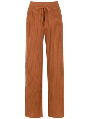 Olympiah Alfredo knitted trousers - Brown