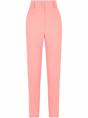 Dolce & Gabbana high-waisted tailored trousers - Pink