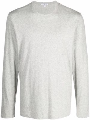 James Perse melange-effect T-shirt - Grey