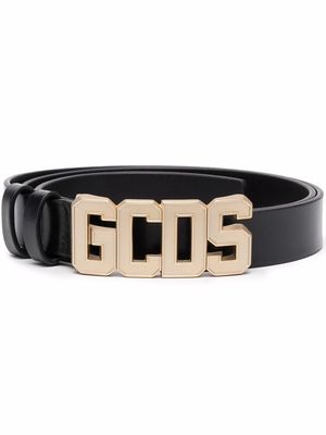 Gcds logo-buckle belt - Black