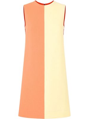 Dolce & Gabbana colourblock shift minidress - Orange