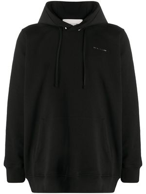 1017 ALYX 9SM oversized logo print hoodie - Black