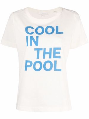 Chinti and Parker Cool in the Pool print T-shirt - Neutrals