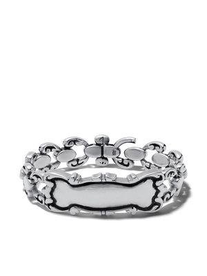 Duffy Jewellery scroll ID bracelet - SILVER