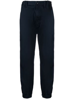 izzue high-waisted slouchy trousers - Blue