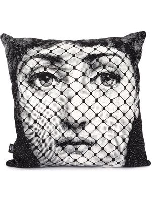 Fornasetti Burlesque photograph-print pillow - Black