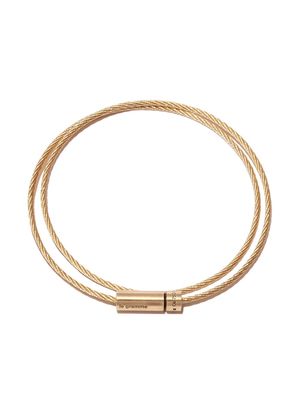 Le Gramme Le Câble double bracelet - Gold