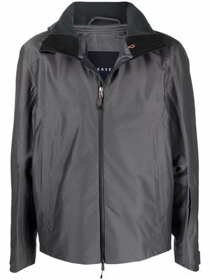 Sease Powder metallic hooded jacket - Grey