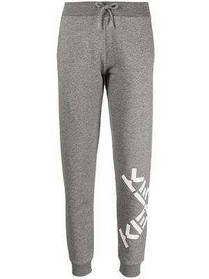 Kenzo Big X logo-print track pants - Grey