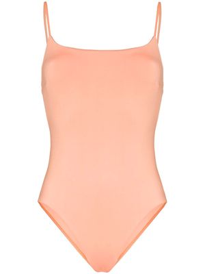BONDI BORN Rose tie-back swimsuit - Orange