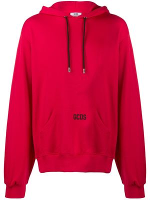 Gcds oversized logo hoodie - Red