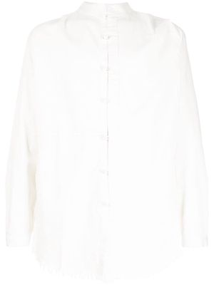 Lisa Von Tang button-down fitted shirt - White