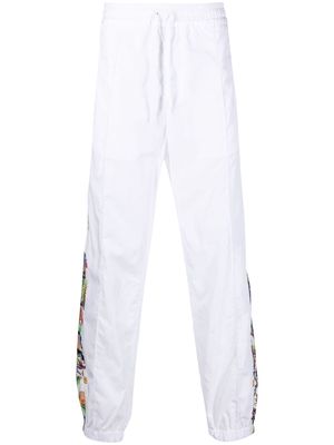 Versace graphic-print track pants - White