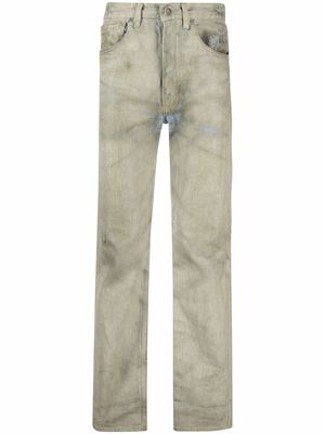 Maison Martin Margiela Pre-Owned 2000s bleached-effect straight-leg jeans - Grey