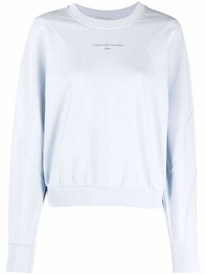 Stella McCartney logo-embroidered sweatshirt - Blue