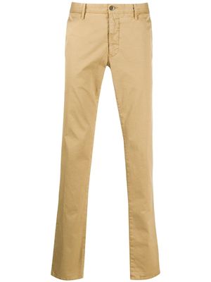 Incotex straight-leg chino trousers - Neutrals