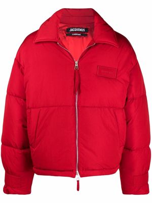 Jacquemus La Doudoune Flocon puffer jacket - Red