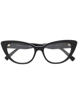Versace Eyewear cat-eye glasses - Black