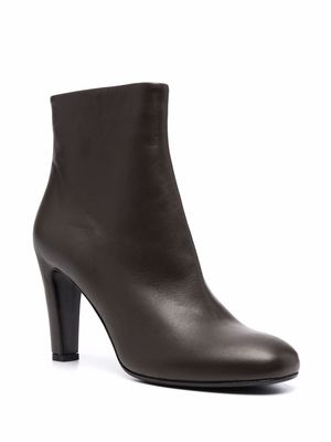 Del Carlo side-zip ankle boots - Brown