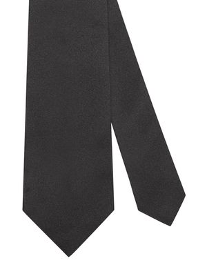 Gucci Bee embroidered tie - Black