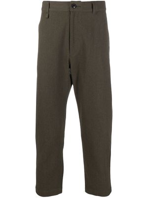 Neighborhood cropped tapered trousers - Green