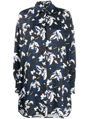Marcelo Burlon County of Milan abstract floral print shirt - Black