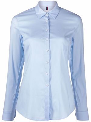 Tommy Hilfiger plain regular-fit shirt - Blue
