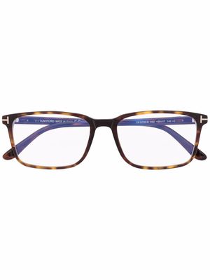 TOM FORD Eyewear FT5735B square-frame glasses - Brown