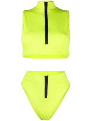 Noire Swimwear Malibu high-waist bikini - Yellow
