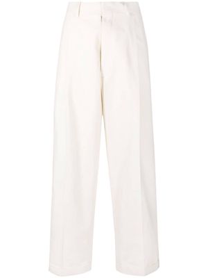 Maison Margiela tonal pattern high-waist trousers - Neutrals