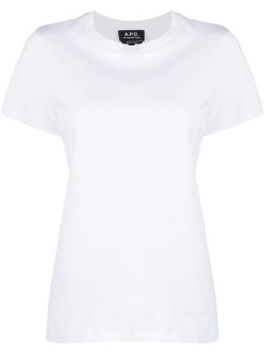 A.P.C. crew-neck fitted T-shirt - White