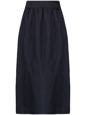Giorgio Armani Pre-Owned 1990s knee-length wrap skirt - Blue