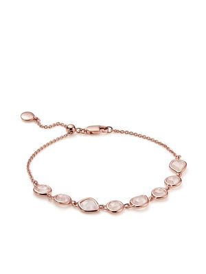 Monica Vinader 18kt rose gold Siren Mini Nugget Cluster bracelet - Pink