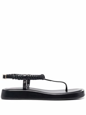 GIABORGHINI x Rosie Huntington-Whiteley thong sandals - Black
