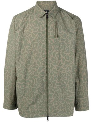 Maharishi camouflage-print zip shirt - Green