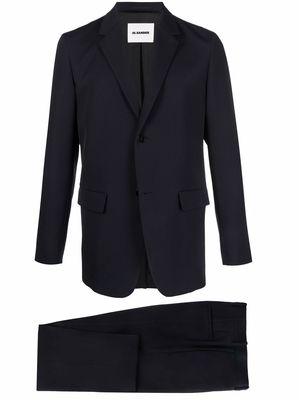 Jil Sander single-breasted suit - Blue