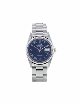 Rolex 2003 pre-owned Datejust 36mm - Blue