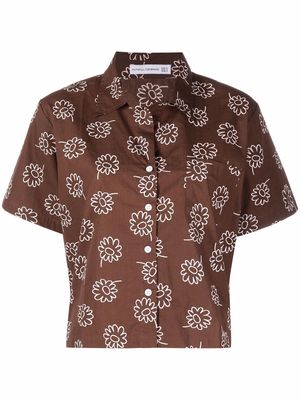 Faithfull the Brand Lupe floral-print shirt - Brown