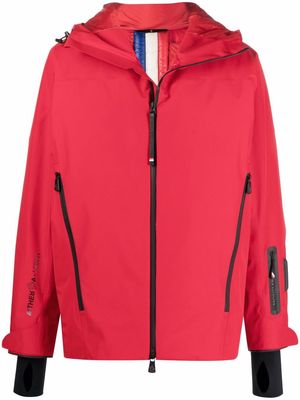 Moncler Grenoble hooded padded jacket - Red