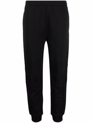 Moncler logo-print waistband track pants - Black
