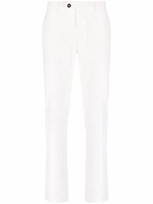 Canali four-pocket cotton chinos - White